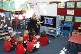 43" Learning Station Charge Cart. - Image 2