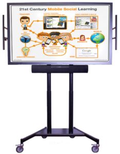 Premium Motorised Lifting TV Trolley - TY34L - Image 2