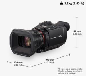 Panasonic HC-X1500GC 4K 60p Camcorder - Image 1
