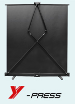 Grandview Scissor-Lift Portable Pull Up Screens - Image 2